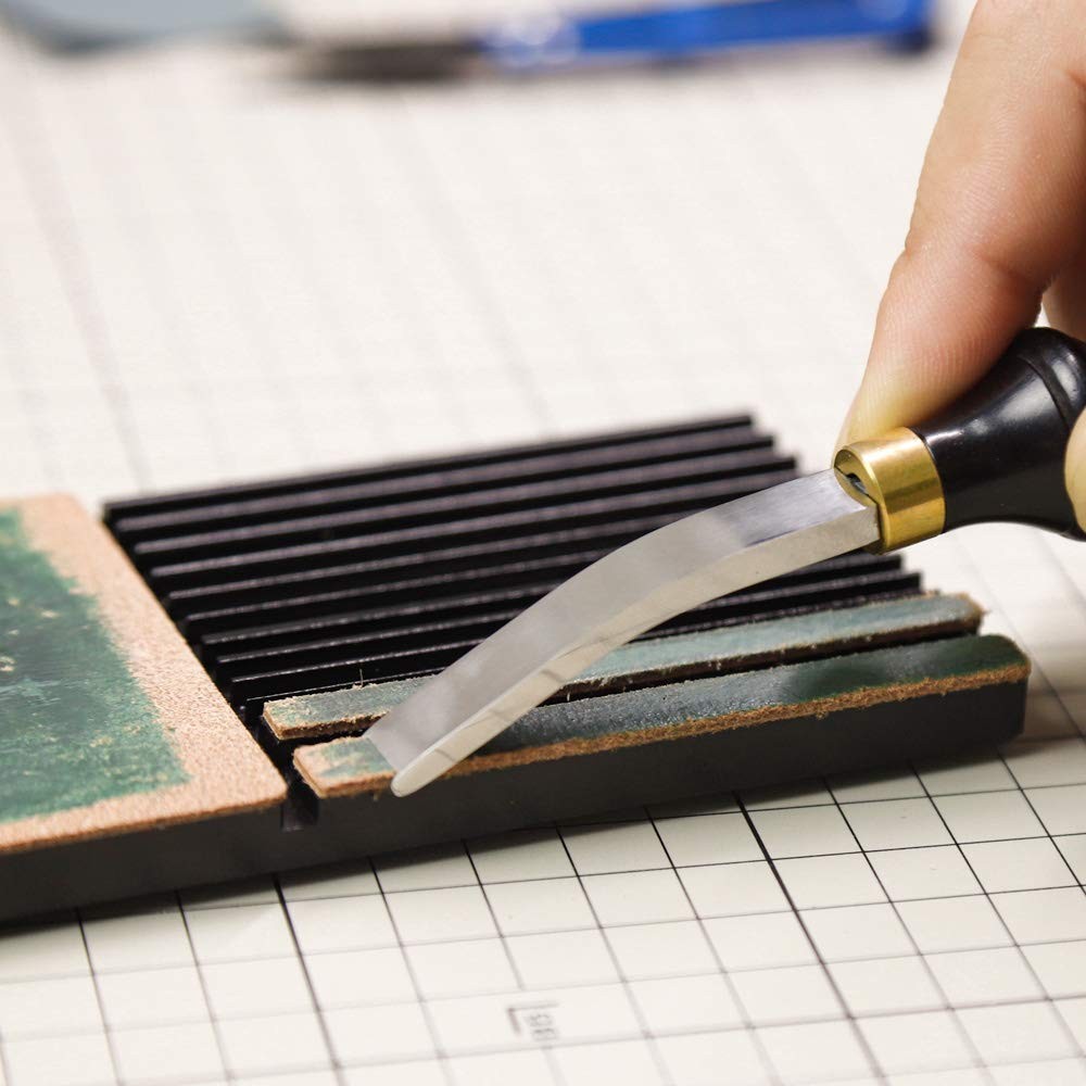 Edge Beveler Sharpener Multifunctional Leather Edge Beveler Sharpener Skiving...