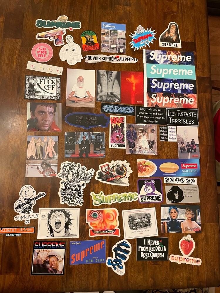 Supreme Assorted Stickers Individual Bulk