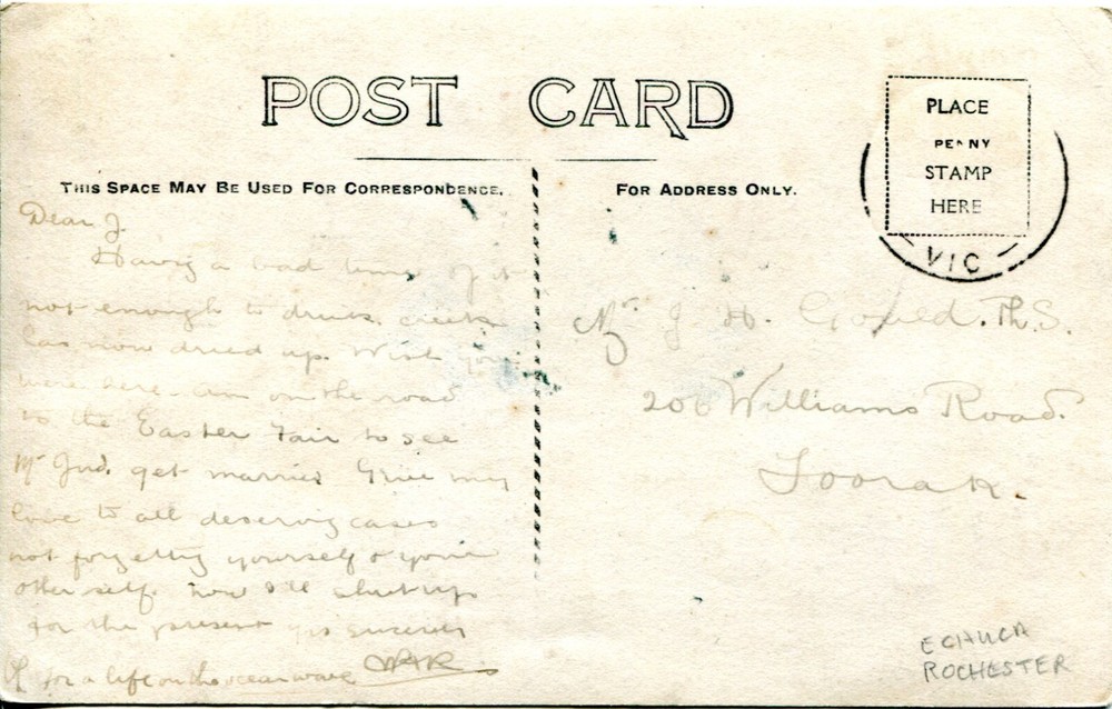 Campaspe In Flood 9.9.06 - Postcard