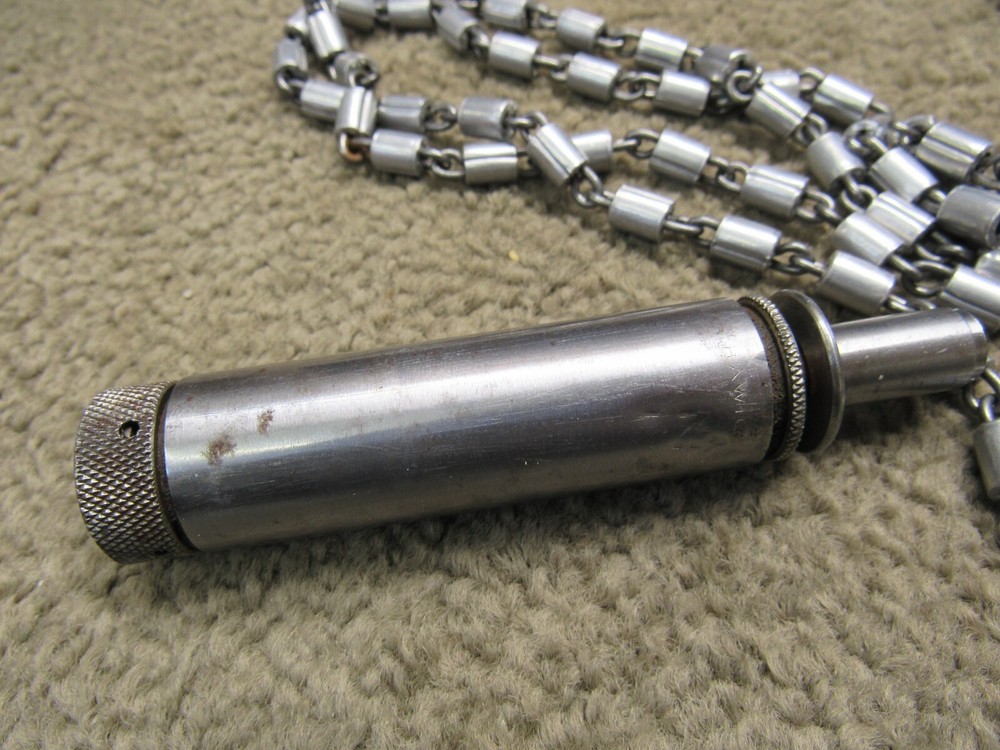 WW2 German K98 Metal Oiler & Pull thru Chain 8mm Mauser