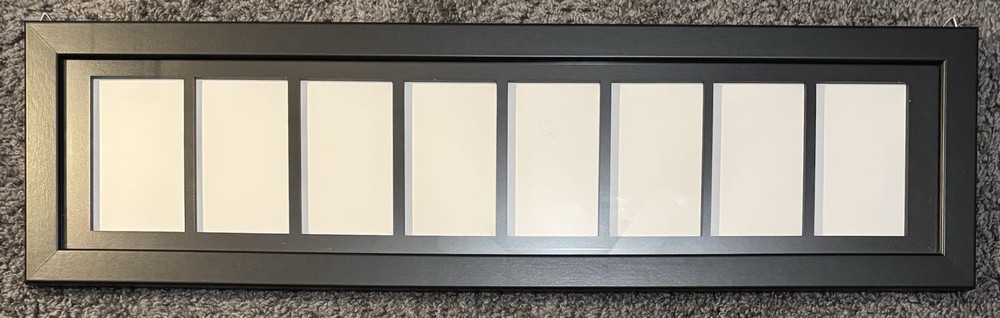 PSA Graded Card Frame Display Holds (8) Slabs Baseball, Pokemon & More.