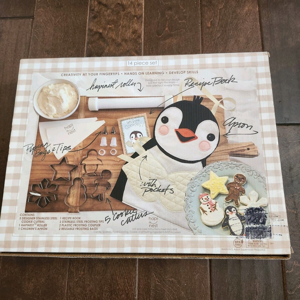 Hapinest Penguin Children's Baking Set