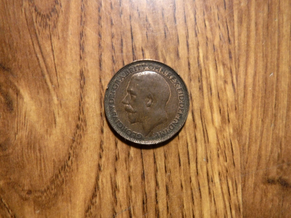 GREAT BRITAIN FARTHING 1925 COIN (316)