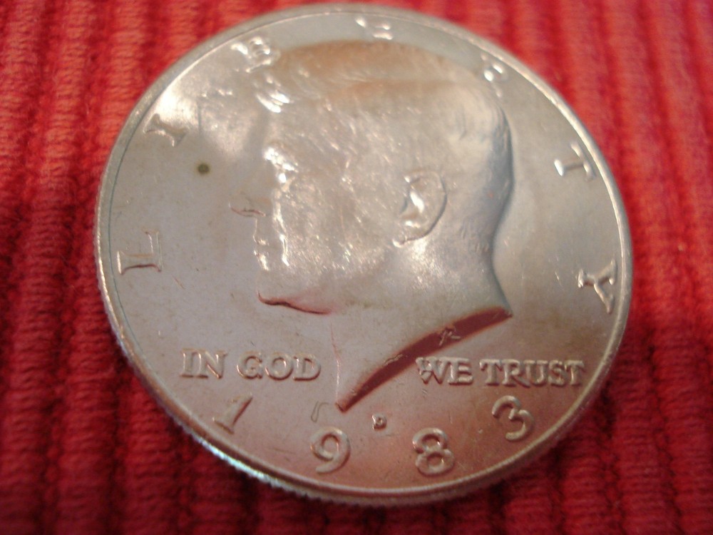 1983 D Kennedy AU Half Dollar