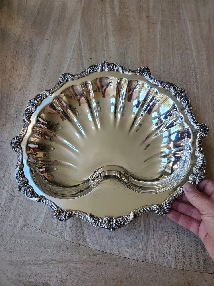 Vintage Silver Plated Serving Platter
