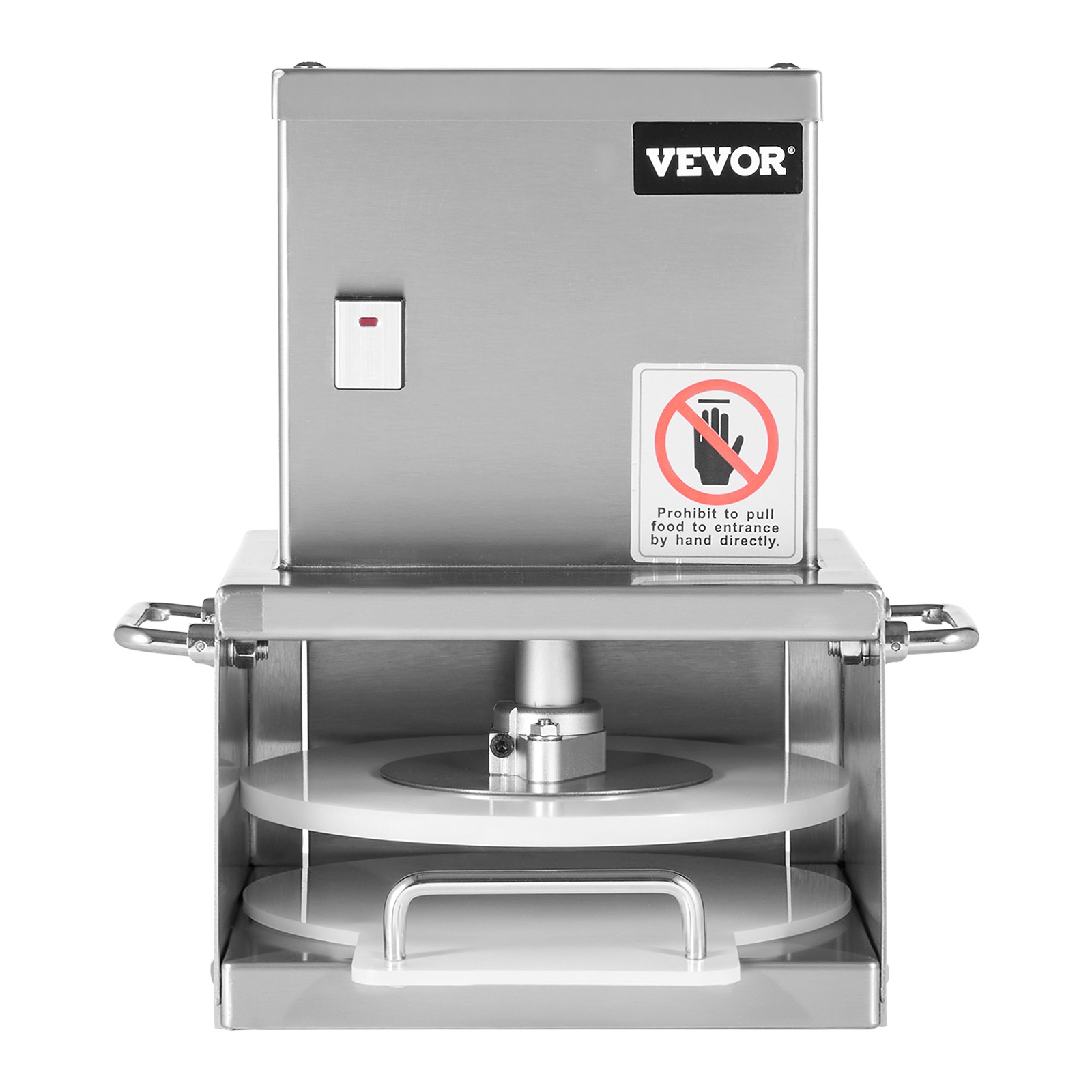 VEVOR 6" Electric Pizza Dough Press Machine Pizza Pastry Sheeter Stainless Steel