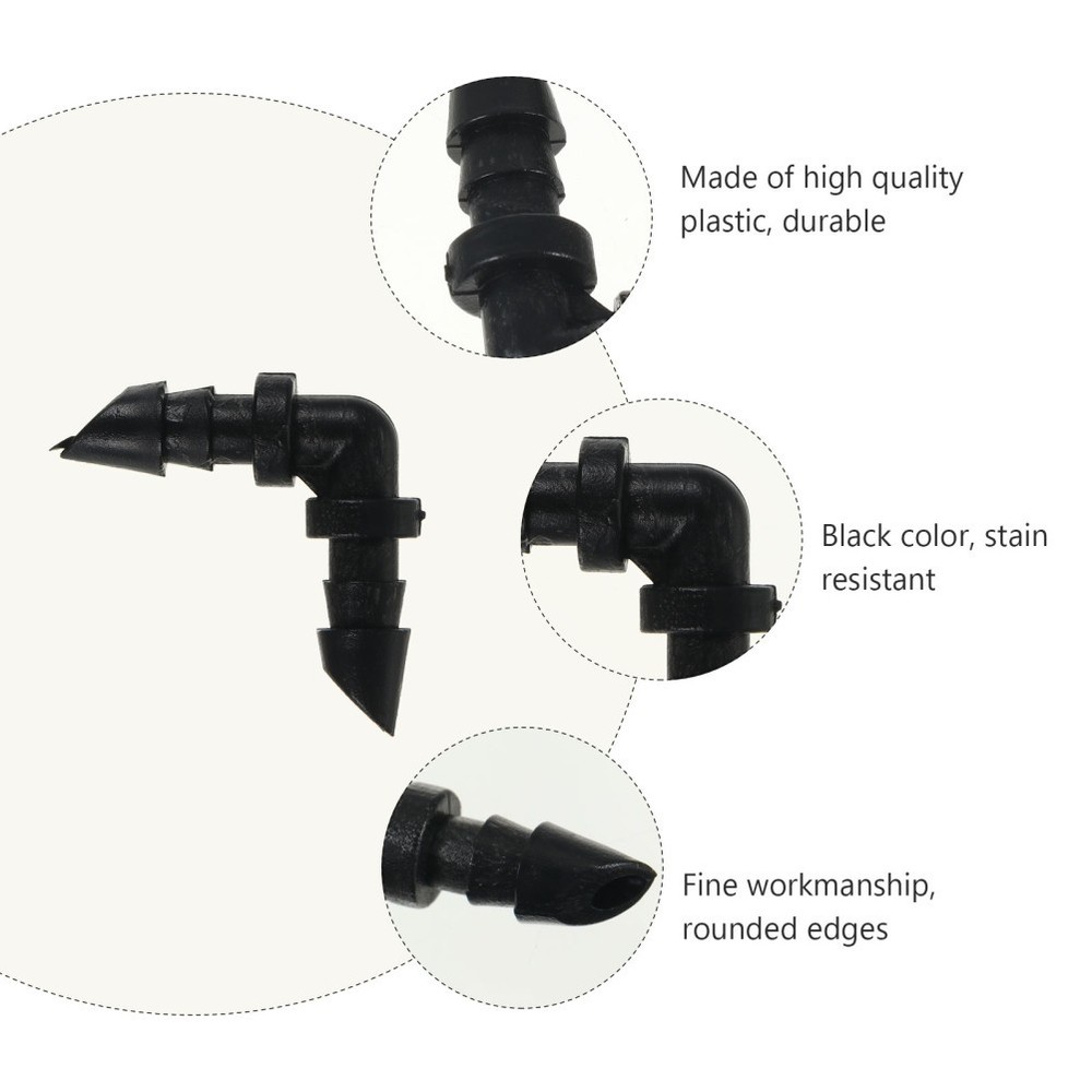 1000 Pcs Drip Irrigation Coupling Connectors Barbed Hose Fitting