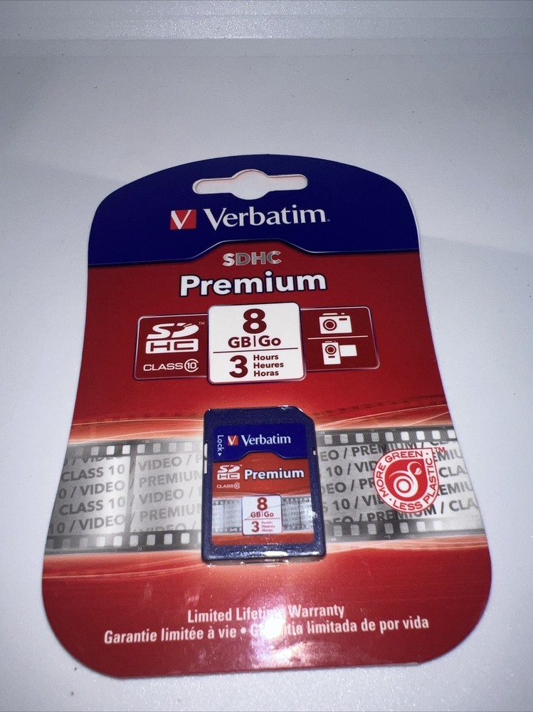 Verbatim 8GB Class 6 - SDHC Card - 96318