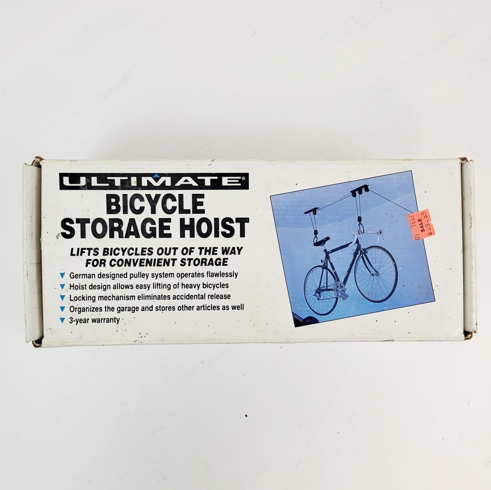 ULTIMATE Bicycle Storage Hoist - Ceiling Mounted Pully System Rack