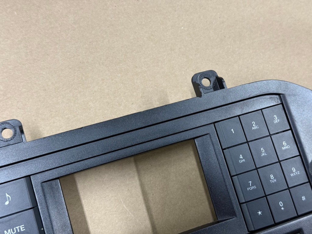 2015-2017 Ford Mustang GT Face Plate Radio Trim Piece - OEM