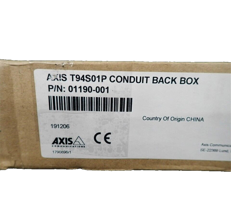 Axis T94S01p Conduit Back Box