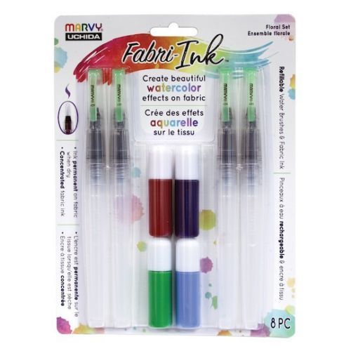 Marvy Uchida Fabri-Ink Fluorescent Set 412-4B