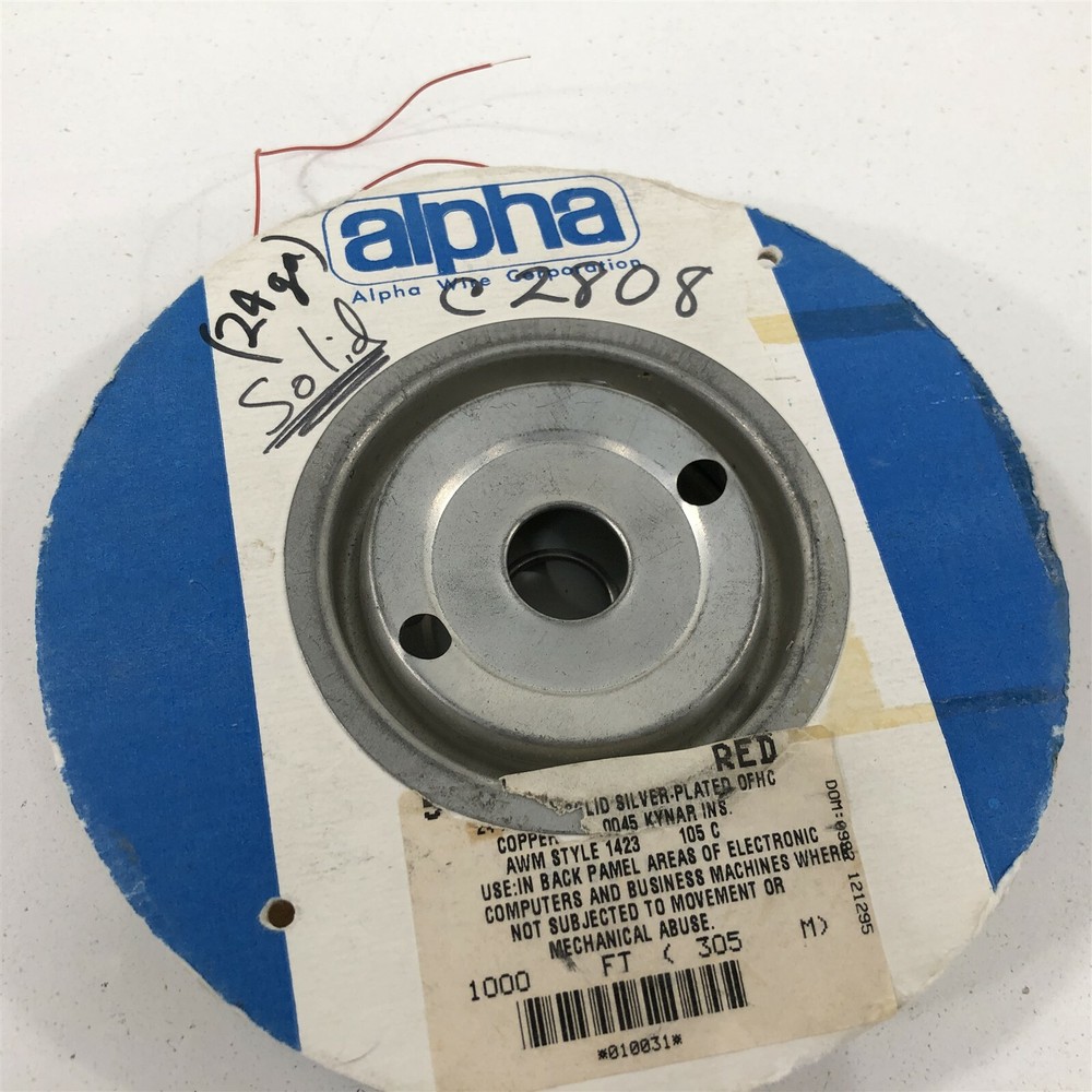 Alpha E42489 400'+ 24awg Solid Silver Plated