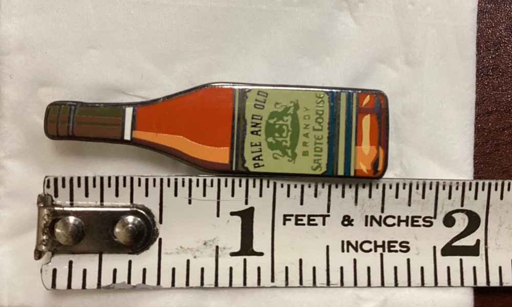 Brandy Sainte Louise Bottle Enamel Pin