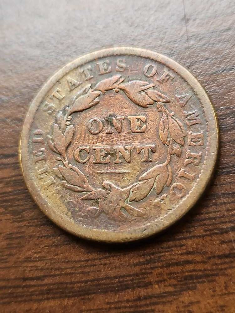 1838 Coronet Head US Copper Large Cent 1C