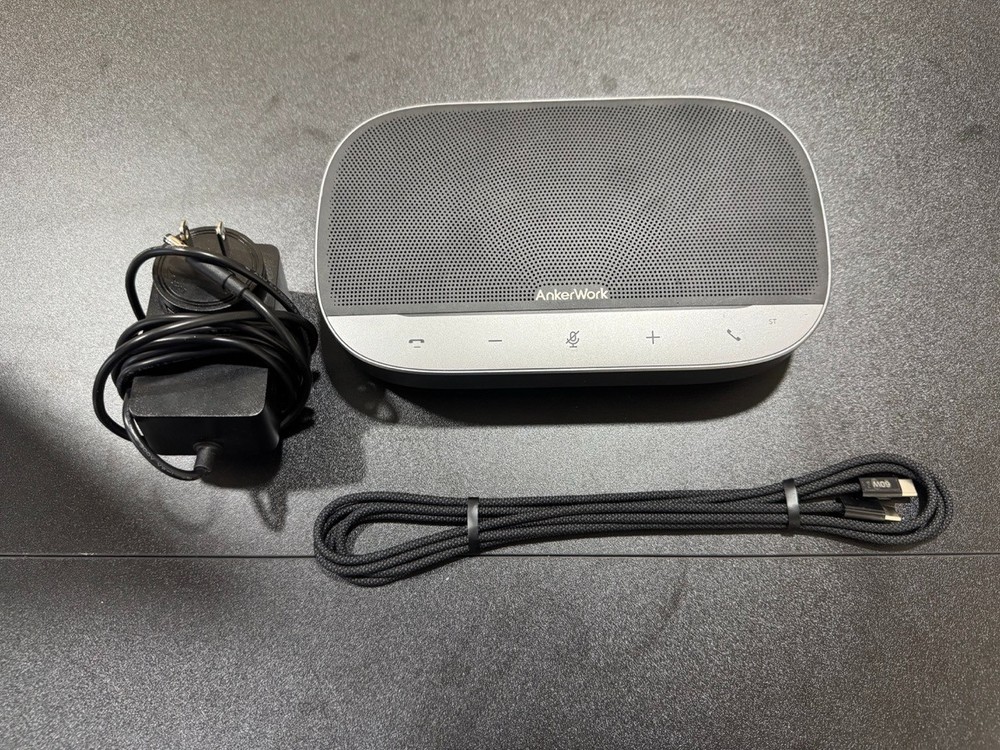 AnkerWork SR500 Speakerphone – USB Conference Speaker – w/ Power & Cable