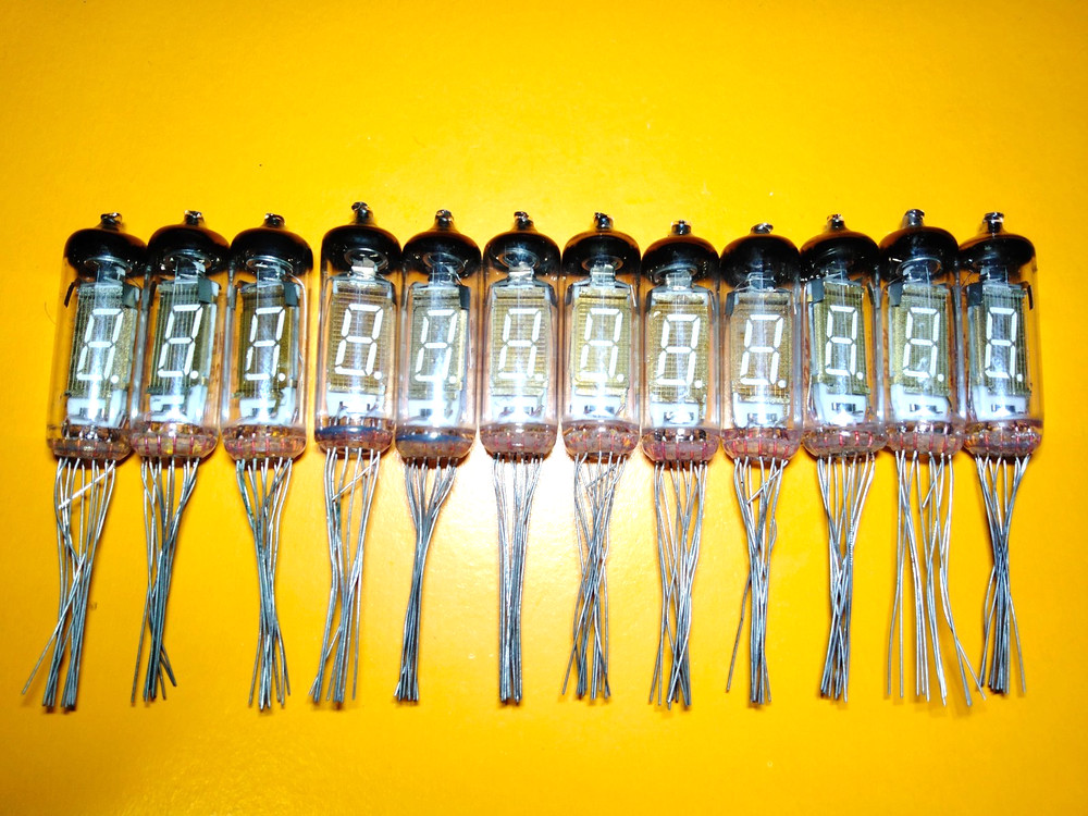 12 pcs NEW IV-6  Nixie  VFD vacuum tubes NOS