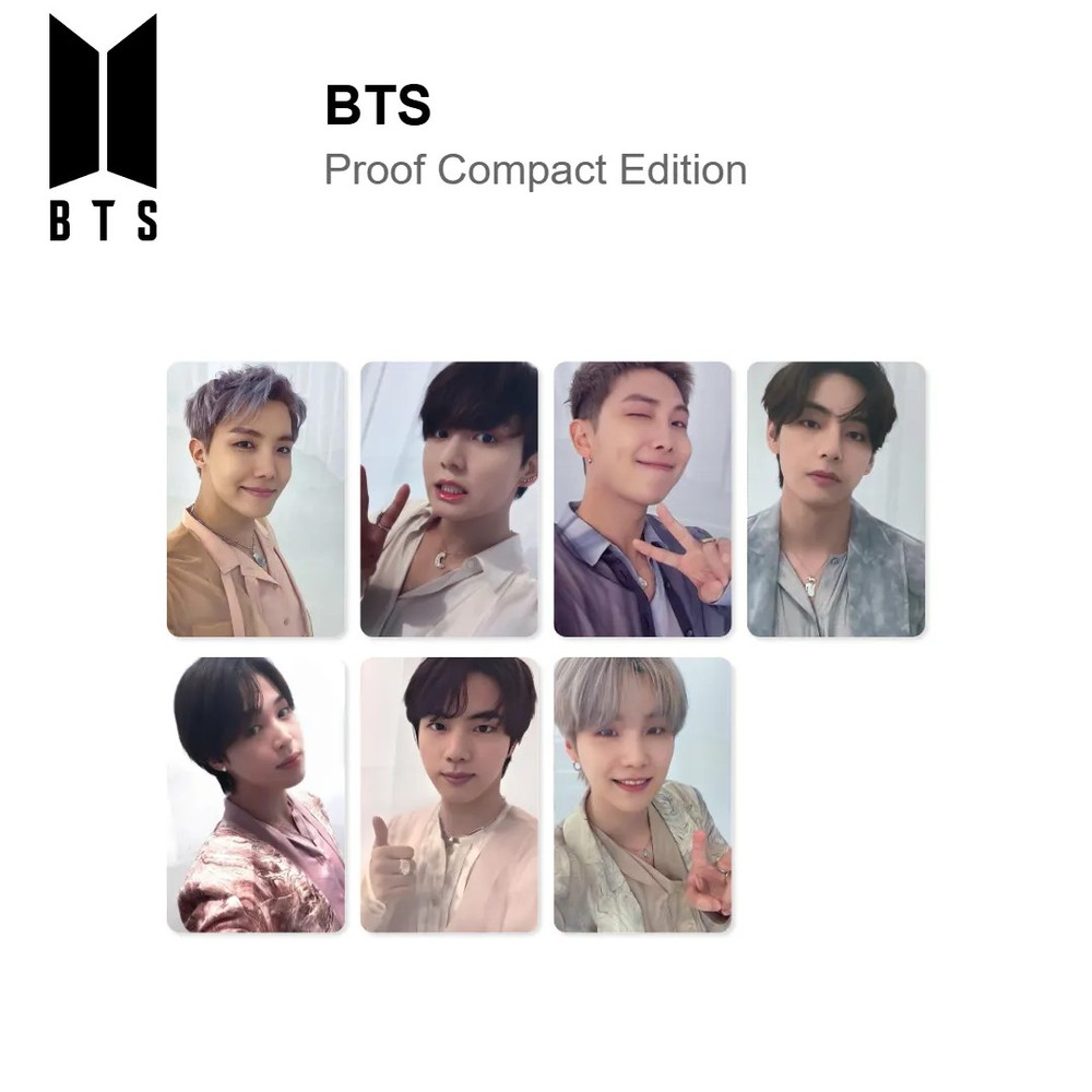 BTS Proof Compact Edition Official Photocard KPOP Special Gift