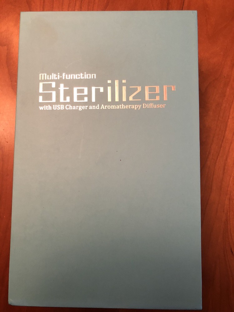 Multi-Function Mobile Phone UV Sterilizer w/ Aromatherapy Diffuser….. Open Box