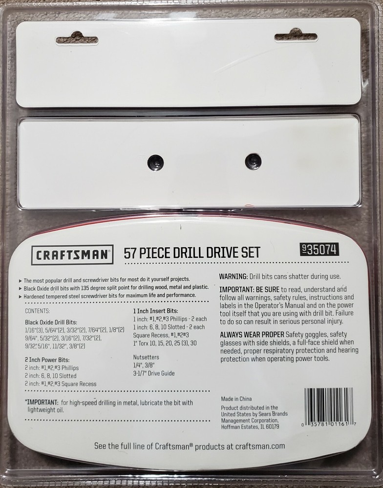 Craftsman 57 pc. Drill Drive Set New!