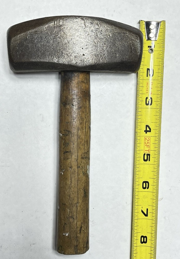 Vintage Atha 4lb. Blacksmith Sledgehammer With Short Handle Used
