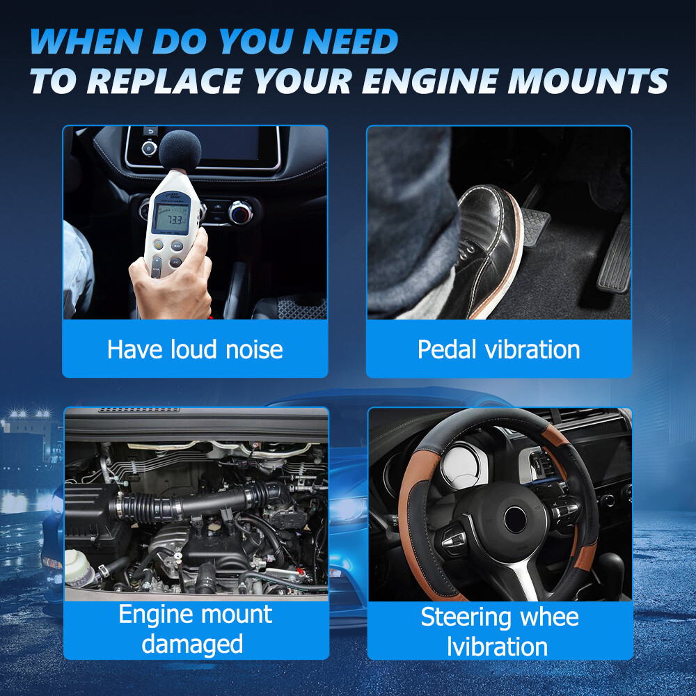 4PCS Engine & Trans Mount For 2003-2008 Toyota Corolla Matrix Pontiac Vibe 1.8L