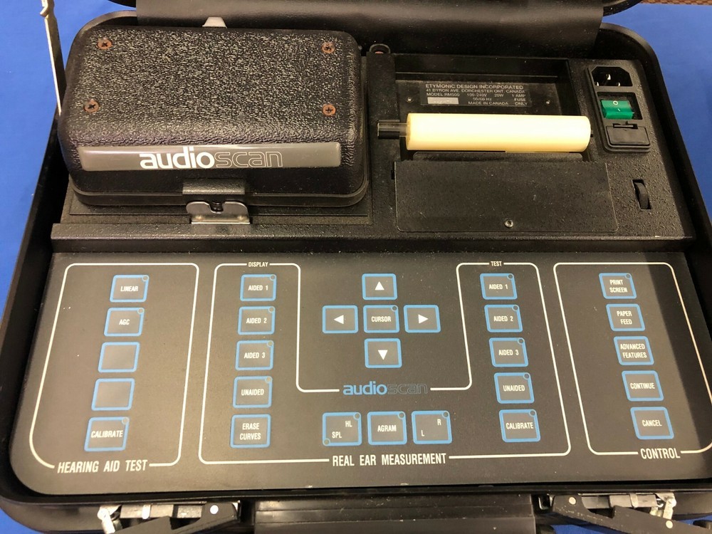 Audio Scan RM500 Hearing Aid Analyzer Case AS IS UNTESTED See details