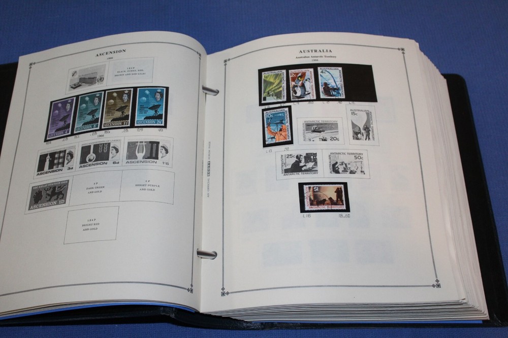Scott International Blue Stamp Album 1965-1966 Part 6 BlueLakeStamps FIRST-RATE!