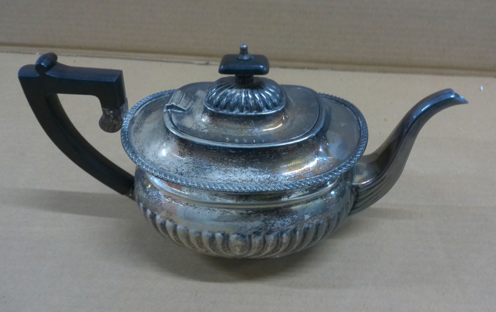 Vintage Sheffield Silver Plate Coffee Pot Teapot EPNS  England Art Deco