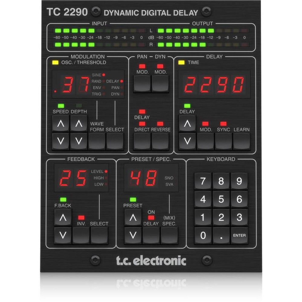 TC Electronic TC2290-DT Dynamic Delay Desktop Controller, Plug-In with Dedicated