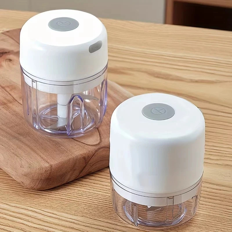 Mini Food Processor, Vegetable Garlic Chopper, USB Meat Grinder, Rechargeable