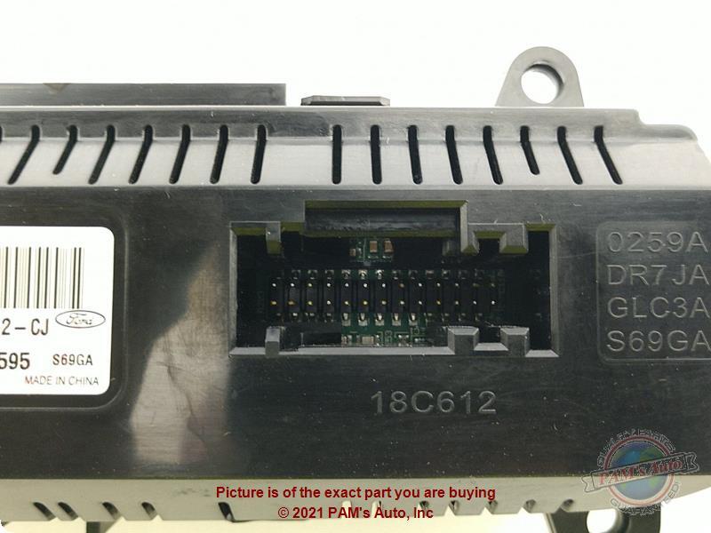 Used A/C Selector Switch fits: 2019 Ford Escape front automatic temperature cont