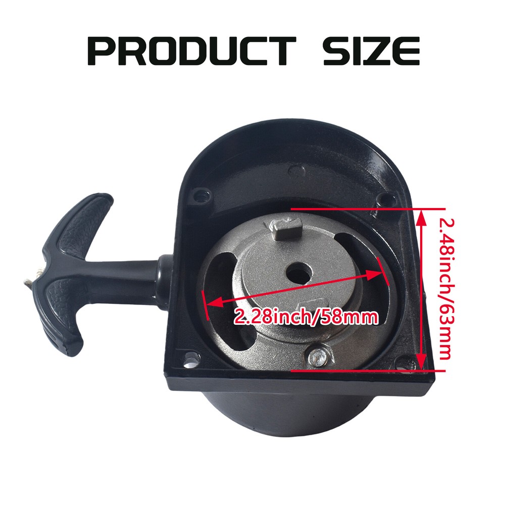 Alloy Starter Pull Start Starter for 49cc 50cc 60cc 66cc 70cc 80cc Motorized