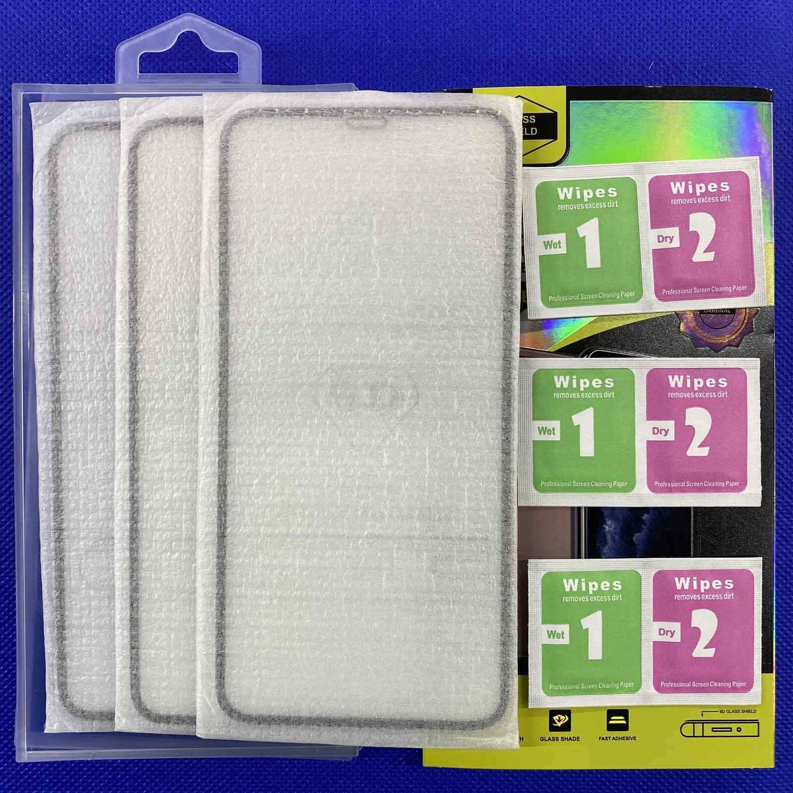 Full Coverage Tempered Glass Screen Protector For iPhone 14 15 16 17 Pro MAX LOT