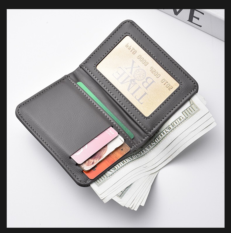 Men's Minimalist Bifold Soft Leather Wallet