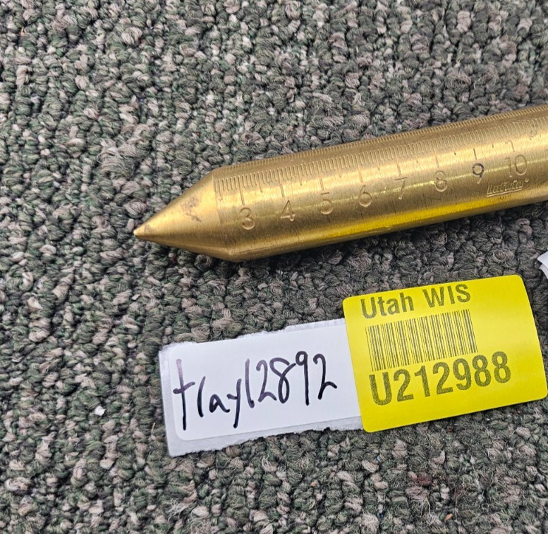 Lufkin 590GM Solid Brass Plumb Bob/ Tapered Point Tip