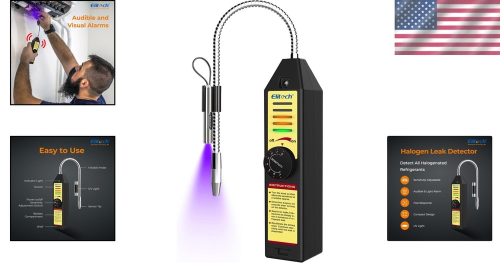 Halogen Gas Leak Detector HVAC Tester