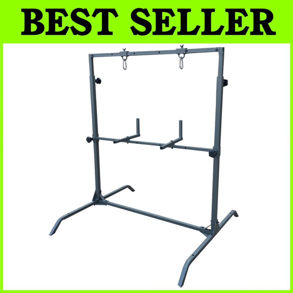 Olive Powder-Coated Archery Stand - Durable Design