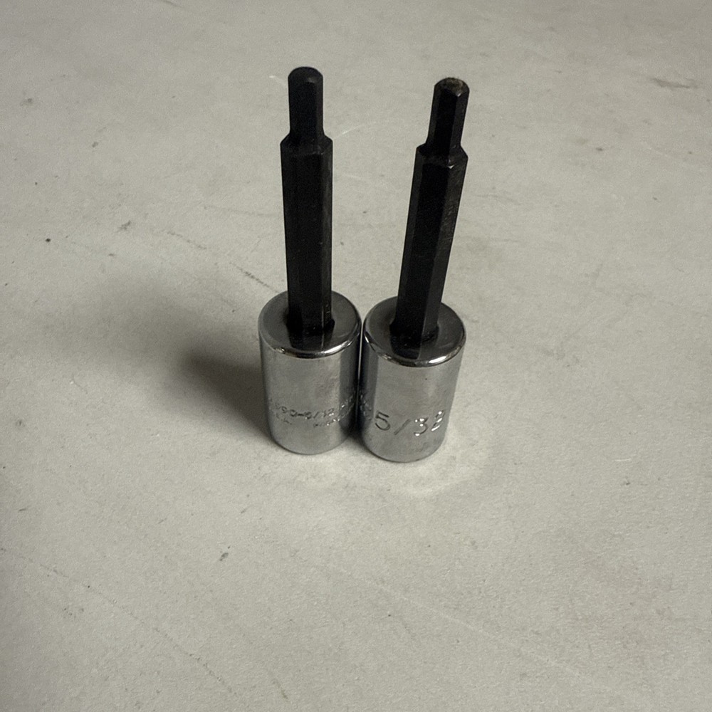 Proto 4990 5/32” Hex Bit 3/8” Drive Socket ~ Qty 2