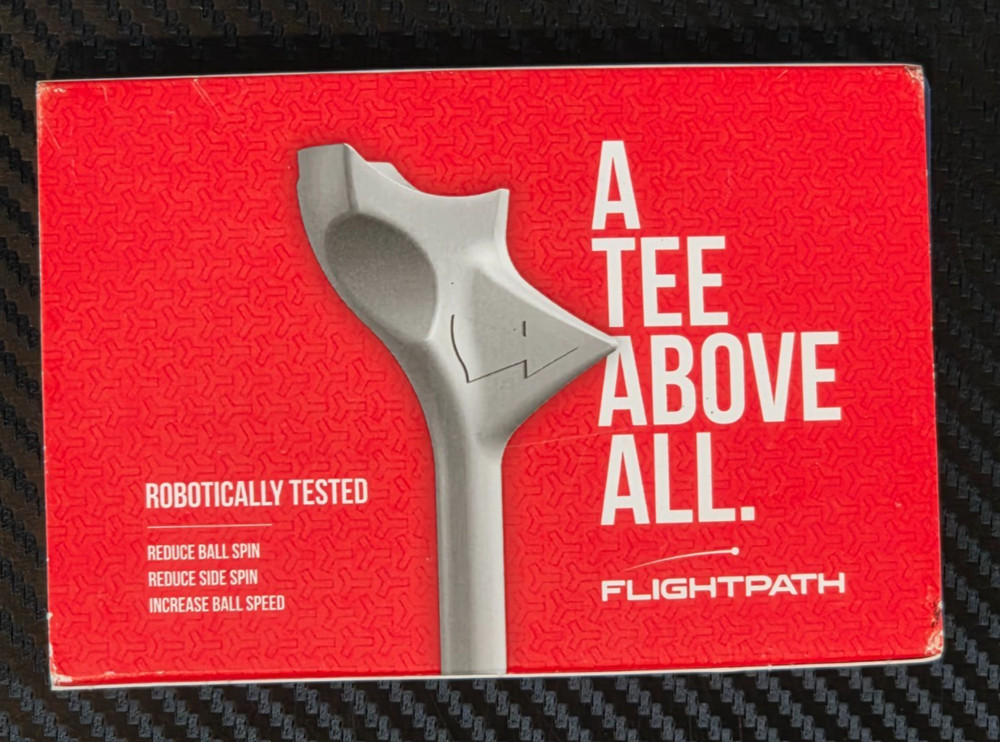 FlightPath Golf Tees 3.25 Inch White Plastic 8 Pack Robotically Tested Premium