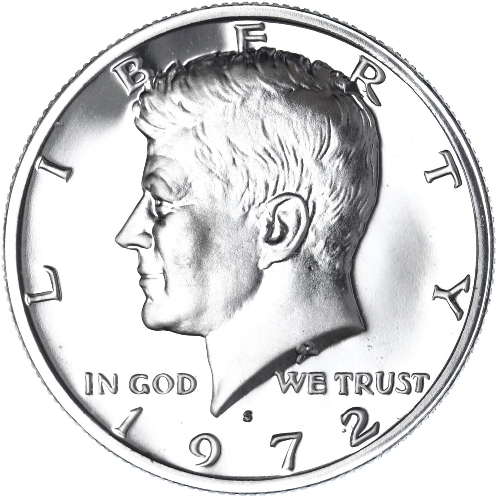 1972 S Kennedy Half Dollar Gem Proof CN-Clad