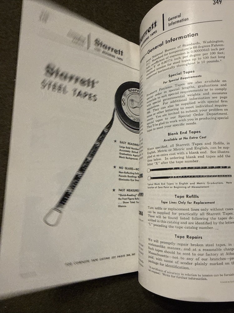 Starrett Catalog 75th Anniversary 🇺🇸