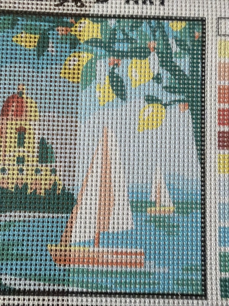 Printed needlepoint tapestry 20x25 Cm Rto Canvas Only