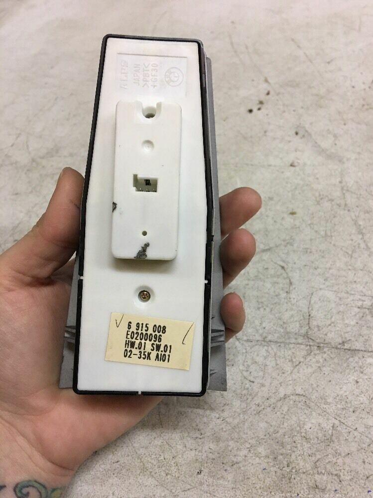 2003 BMW 745Li FRONT LEFT MASTER MAIN POWER WINDOW SWITCH OEM 6915008