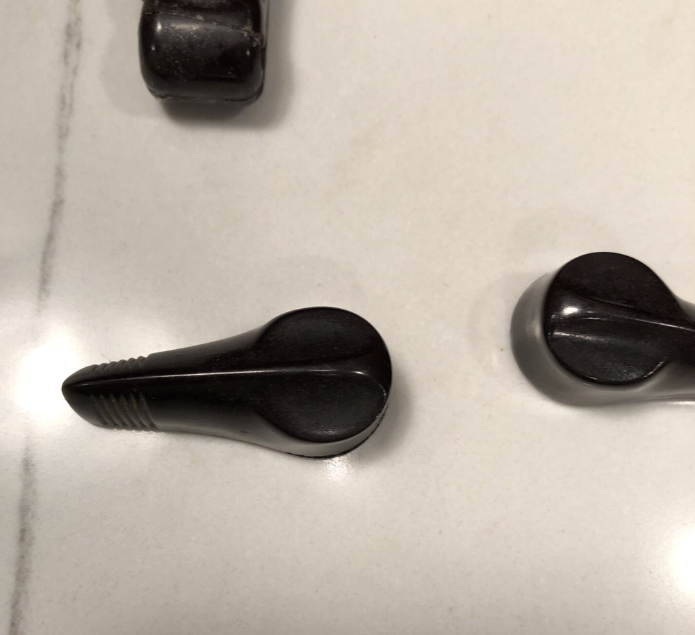 Eicor 115 knobs set Tape Recorder Parts Original Vintage Bakelite