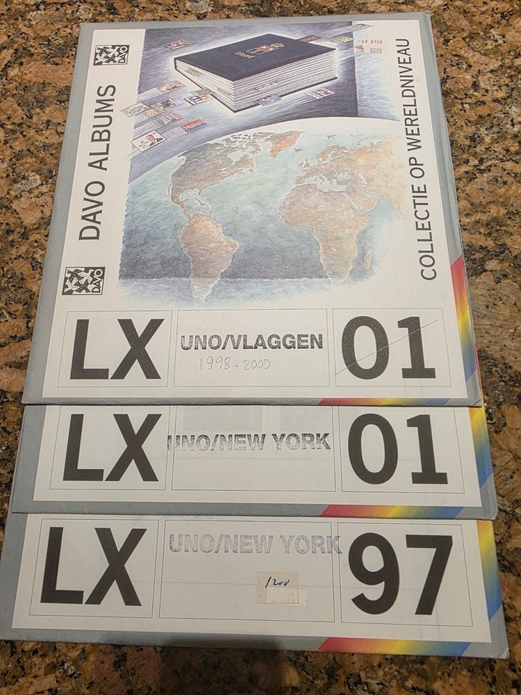 DAVO LUXE HINGELESS SUPPLEMENT-various countries-NEW NEVER USED-see list