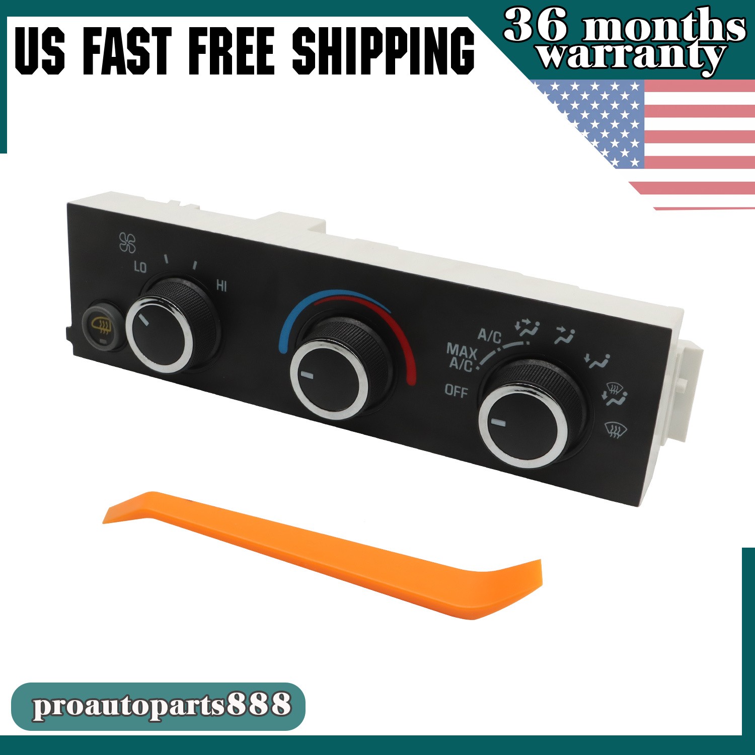For 2008-20 CHEVY EXPRESS 3500 2500 1500 A/C HEATER CLIMATE TEMPERATURE CONTROL