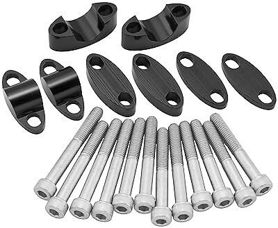 BikeMaster Handlebar Riser 1", Black