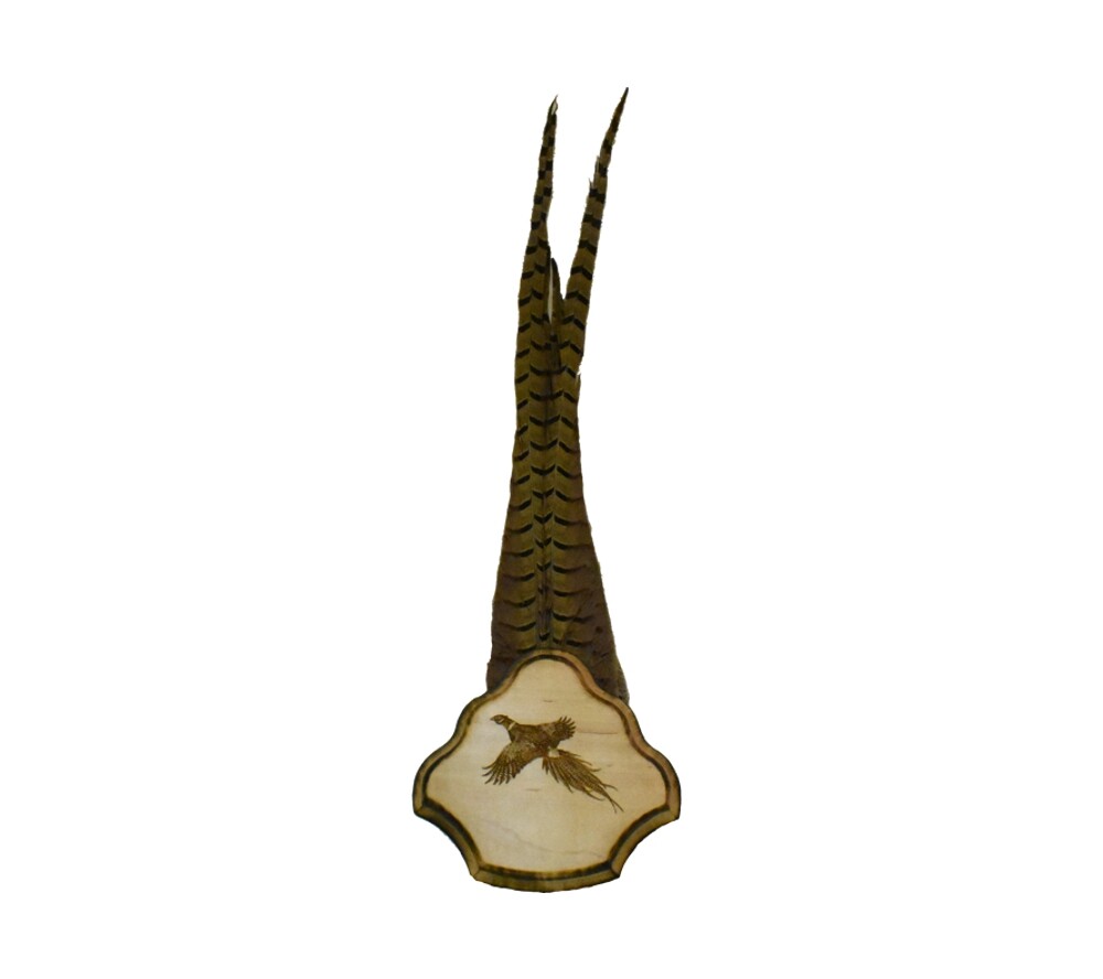 Pheasant Mounting Plaque- Standard Hardwood