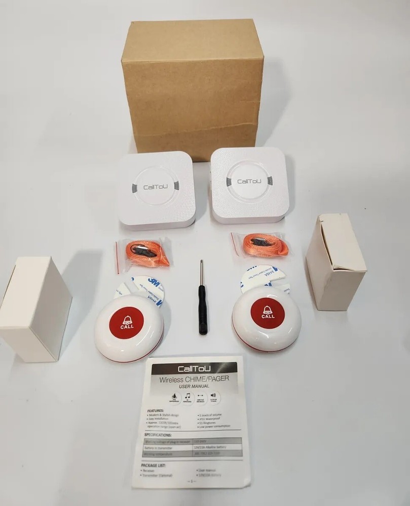 Calltou Pager Wireless Call Button Nurse Alert System